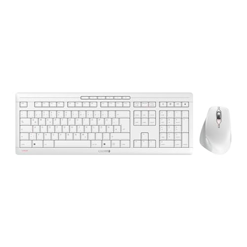 Teclado y ratón inalámbricos QWERTZ silenciosos Cherry Stream Desktop contra el ruido de oficina