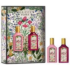 Gucci Flora Gorgeous Gardenia Mini Gift Set Eau De Parfum 0.16 Oz + Eau De Parfum Intense 0.16 Oz