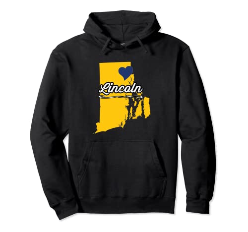 Ciudad de Lincoln Rhode Island | Lindo regalo de Merch - Sudadera con Capucha