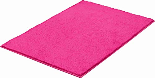 Grund bath rug, ultra soft and absorbent, cotton, anti slip, MANHATTAN, 60x90 cm, pink