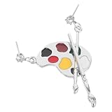 Accessoire tendance : ces boucles d’oreilles allient éléments artistiques et design moderne, ce qui en fait une pièce maîtresse de toute collection de bijoux