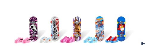 Hot Wheels HGT46 Skate - Tony Hawk fingerboard e scarpe da skate removibili, progettato in collaborazione con Tony Hawk, giocattolo per bambini, 5+ anni, HGT46
