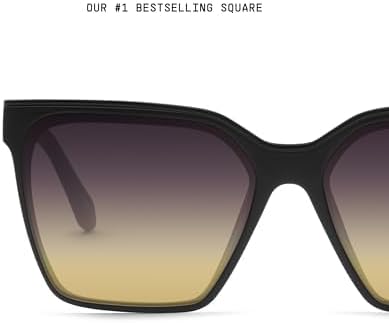 Quay - Womens Sunglasses, Square Lenses with UV Protection, Oversized Sunglasses (Level Up, Matte Black) - Image 3