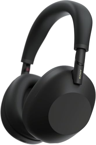 Sony WH-1000XM6 Flagship Noise Cancelling Over-Ear Wireless Bluetooth Headphones, Signature Hi-Res Sound, Ultimate Comfort, Foldable Design, Durable Case, 30 Hr Battery, Ios & Android - Black