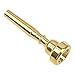 3Pcs Yootones Trumpet Mouthpiece 7C 5C 3C Trumpet Mouthpiece Set for Beginners and Professional Players (Gold)