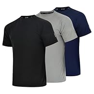 PREMIUM 3-PACK ACTIVEWEAR SET: Pack of 3 Men's Workout T-Shirts in melange black, melange navy, melange wine and black, grey, navy. Designed for comfort and performance, ideal for gym, running, and daily wear. Available in sizes S-4XL for a perfect, ...