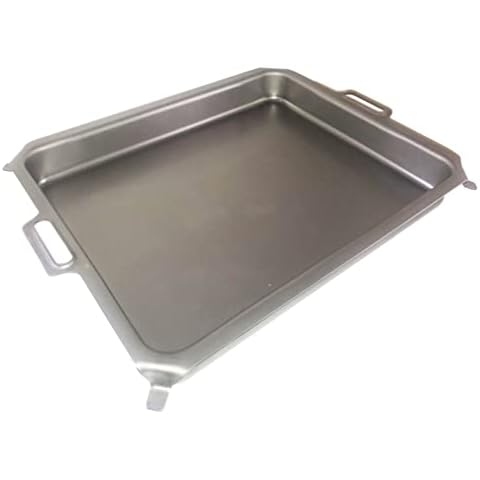 BSR-Grillen Stahlpfanne für 3-flammigen Gasgrill | Grillpfanne Cover