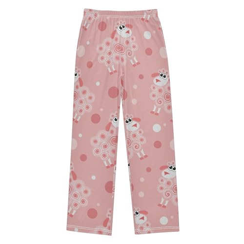 Pink Lamb Boys Pants Boys Athletic Pants Long Pant for Boywith Pockets Wide-Leg Size 6-14Y
