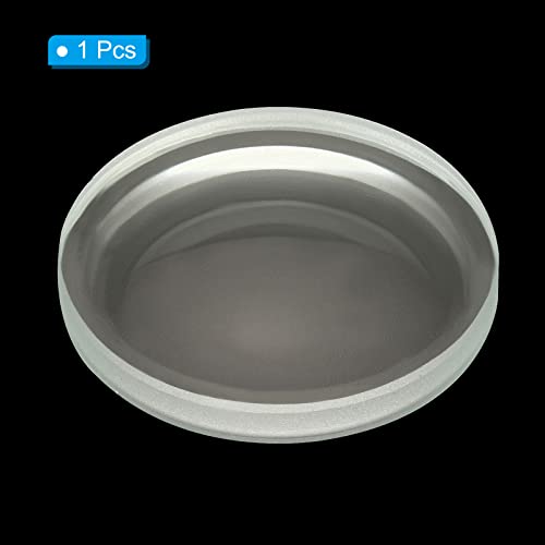 Image of PATIKIL 3 inch (75mm) Focal Length Double Concave Lens, 30mm Diameter 4mm Height Glass Optically Polished Round Edges Lens for Physics Experiment, Clear