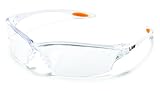 MCR LW210 Crews Law 2 Safety Glasses Clear Frame Clear Lens 1 Pair