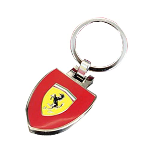 HUAQIEMI Porte-clés - Porte-clés de Voiture Robuste pour Homme, Porte-clés Mousqueton, pour Ferrari Testarossa, F40, F430, 296 GTB, 328, 348, 308, F12, FF, F8, Monza SP, 275 Cover