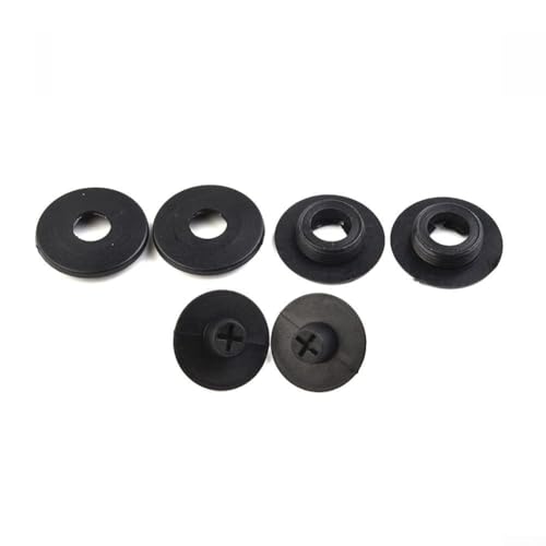 2 clips para alfombrillas de coche, agarre de nailon para alfombras con tornillos, kit de fijación antideslizante para todos los vehículos