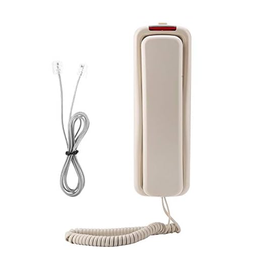 fosa Wall Mountable Telephone Mini Wall Phone Hotel Family Business Telephone with Pause/Mute/Redial/Lights Flash Telephone Wall Mount Extension Waterproof No Caller ID Home Phone