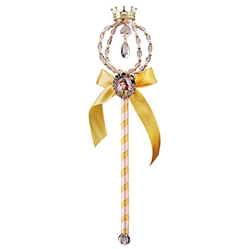 Disney Oficial - Varita Princesa Bella Accesorio, Disfraz Princesa Niña En Talla Única