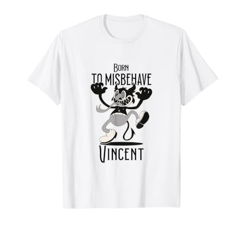 VINCENT - Cool Boy Name with cute Devil - Born to Misbehave T�V���c