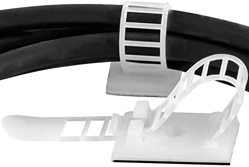 Pro-Grade, Adhesive-Backed Cable Straps 50 Pack....