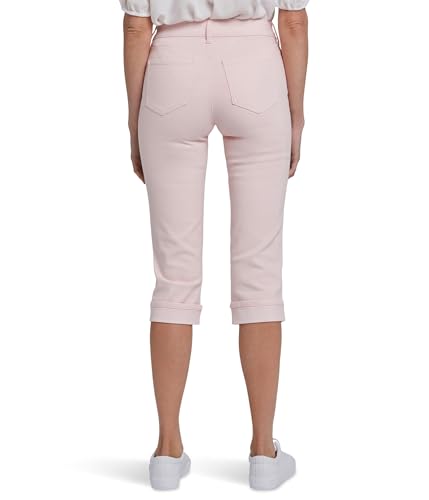 NYDJ Women's Petite Marilyn Straight Crop Jeans in Crystal Pink2