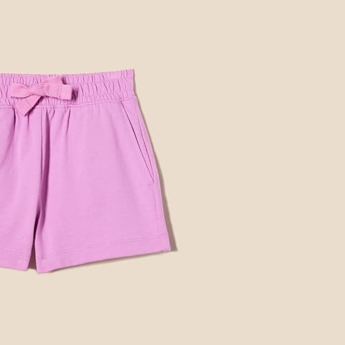 Amazon Essentials Mädchen Shorts zum Reinschlüpfen, 3er-Pack, Einhorn/Mauve/Äpfel, 8 Jahre