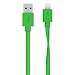 Produktbild Belkin flaches MixIt Lightning Lade-/Sync-Kabel (1,2m, geeignet für iPhone 8/8 Plus, iPhone X, iPhone 6/6s/6 Plus/6s Plus, iPhone 7/7 Plus, iPhone SE, iPad) grün