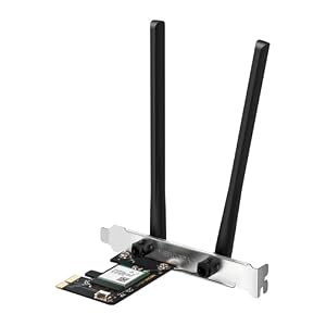 Carte Wi-Fi PCIe Wi-Fi 6 AX1800 Double Bande Mercusys MA70XE