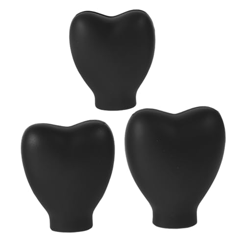 VICASKY 3stücke Silikonpinselschutz Herzförmig Wiederverwendbar für Make-up-pinsel Zuhause und Reisen Make-up-pinselhülle Kosmetikpinselschutz Silikon-pinselkopfschutz Wiederverwendbare Pi