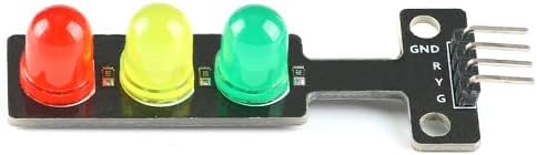 10Pcs Mini Traffic Light LED Display Module, 5V Red Yellow Green Signal Light Board with Digital Control Interface, 3.3V–5V Compatible for arduino for Raspberry Pi DIY Projects image 4