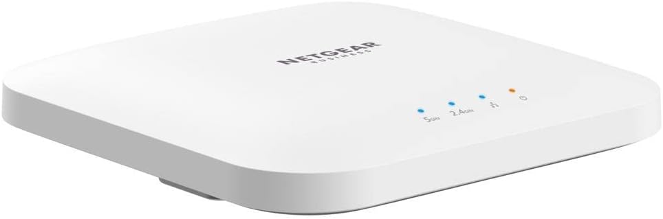 NETGEAR WiFi 6 Access Point (WAX214) - Dual-Band PoE Access Point AX1800 Wireless Speed | 1 x 1G Ethernet PoE Port | Up to 128 Devices | 802.11ax | WPA3 Security | MU-MIMO | Power Adapter Not Included
