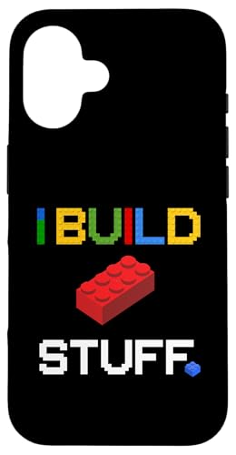 Build Stuff Master Builder Building Blocks Construction Toy Case for iPhone 16