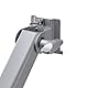 amaran Verge Standadapter – Lichtstativhalterung mit 180° Neigung & Drehung, Schnellverschluss für Verge & Verge Max – Passend für 5/8 Baby-Pin-Standardstative – Silber
