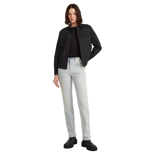 Miniatura 5 de G-Star Jeans Strace Straight Vaqueros, Azul Sun Faded Bluejay D23951-C051-G307 , 31w 32l Mujer
