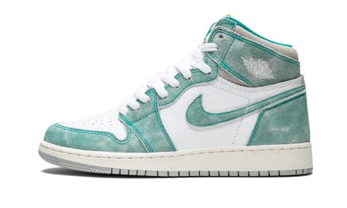 NIKE Air Jordan 1 Retro High Og GS, Scarpe da Fitness Uomo, Multicolore/Verde/Bianco/Grigio Fumo (Multicolor Turbo Green Sail White Lt Smoke Grey 311), 40 EU
