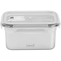 Lurch Caja de almacenamiento Clásico 1000 ml acero inoxidable