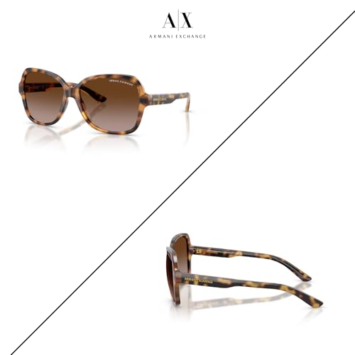 Armani Exchange AX4029S FIT Cateye Sunglasses For Women+BUNDLE with ACCESSORY EYEWEAR KIT3