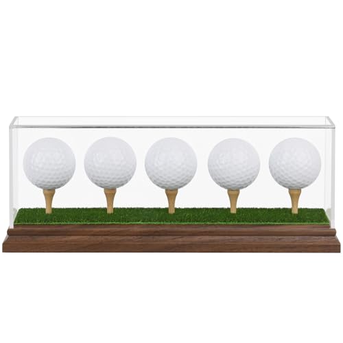 Présentoir pour 5 balles de golf Hole in One bois acrylique