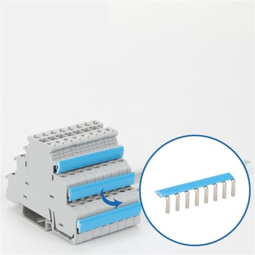 Conector de puentes EB80-DIK para bloque de terminales y cableado de carril DIN 2