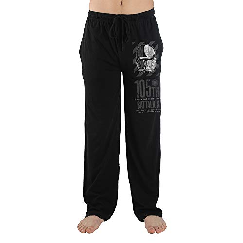Star Wars Movie Storm Trooper Mens Black Sleep Pajama Pants