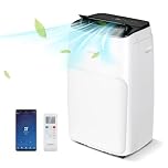 COSTWAY Condizionatore Portatile Caldo e Freddo, 14000BTU/4,1kW, 5 in 1 con Raffreddamento, Riscaldamento, Ventola, Deumidificazione, 24H Timer, R290 (14000BTU|28m²+|Pro)