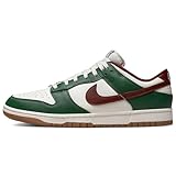 Nike Zapatillas Dunk Low Mystic Red para hombre, White Sail Team Red, 13