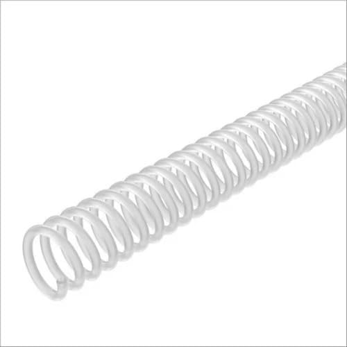 Linnex Spiral Binding White Heavy Quality Plastic Spiral Ring/Coil/Loop Manual Ring Binder (18MM) 1
