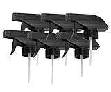 Cornucopia 3-Setting Mist Spray & Stream Sprayer Replacement Parts (6 pack); Fits Standard 8oz / 16oz Boston Round 28/400 Neck Bottles