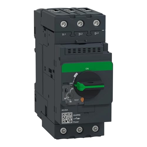 Disjoncteur moteur triphasé 48-65A Bornes EverLink GV3P65