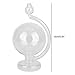 Storm Glass Weather Predictor for Men Women, Creative Globe-Shaped Storm Glass Bottle Desktop Weather Station Weather Predictor Stunning Decoration, Blue