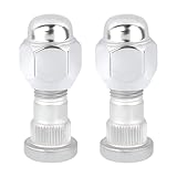 2Sets Wheel Studs and Lug Nuts Set OEM#28365FE001,28365FE000,M12x1.25 Tire Lug Nuts Compatible with Subaru Outback Legacy Forester,Essential Car Accessories Lug Bolts (for Subaru)