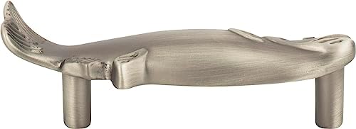 Atlas Homewares 2217-NO 4-Inch Fish Pull, Pewter