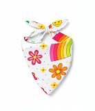 CutiePaw Polyester Bandana for Dogs and Cats | Comfortable Bib | Dog Scarf | Adjustable & Comfortable Dog Bandana | Pet Triangle Scarf | Accessory for Dogs Large, Medium & Small, White, 1 Count