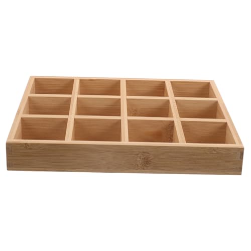 TOPPERFUN Organizador de Especias de Madera con Múltiples Compartimentos para Encimera Estante de Almacenamiento de Condimentos para Cocina Diseño Espacio y