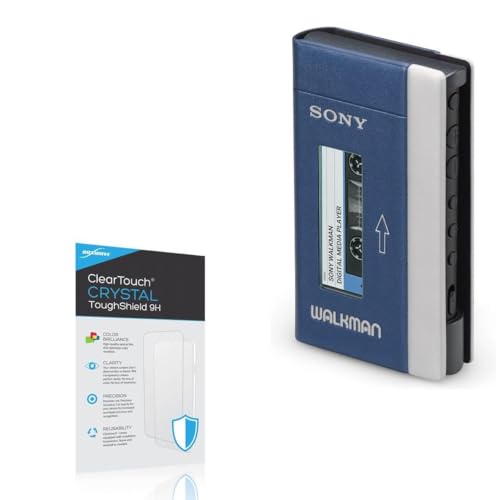 BoxWave Screen Protector Compatible with Sony NW-A100TPS - ClearTouch Crystal ToughShield 9H (2-Pack), Clear 9H Tough Flexible Film Screen Protector