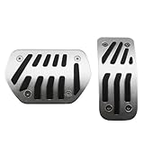 LMJCH Voiture de Pédales Kit,Couvercle De Plaquettes De Pédale De Frein À Gaz Et Carburant at MT,pour Citroen C3 C4 DS 3 4 6 DS3 DS4 DS6,Automatic Without Rest