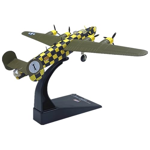 MOUDOAUER 1:144 Alloy USA WWII B-24D Liberator Bomber Aircraft Model Aircraft Model Simulation Aviation Science Exhibition Model