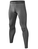 SPVISE Grey Compression Pants Men Gym Tights Workout Leggings Athletic Basketball Base Layer Underwear Spandex Yoga Bottoms